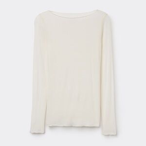 Intimissimi Boat Neck Modal Cashmere Ultralight Top